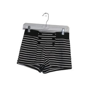 Monteau Black Pinstripe Shorts Sz M